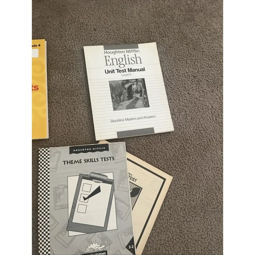Grades 1-5 Activity School Workbooks, Lot of 5, VG , Variety. Nice.